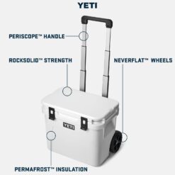 YETI Roadie 32 Wheeled Cooler, Big Wave Blue