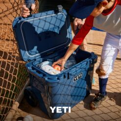 YETI Roadie 32 Wheeled Cooler, Big Wave Blue