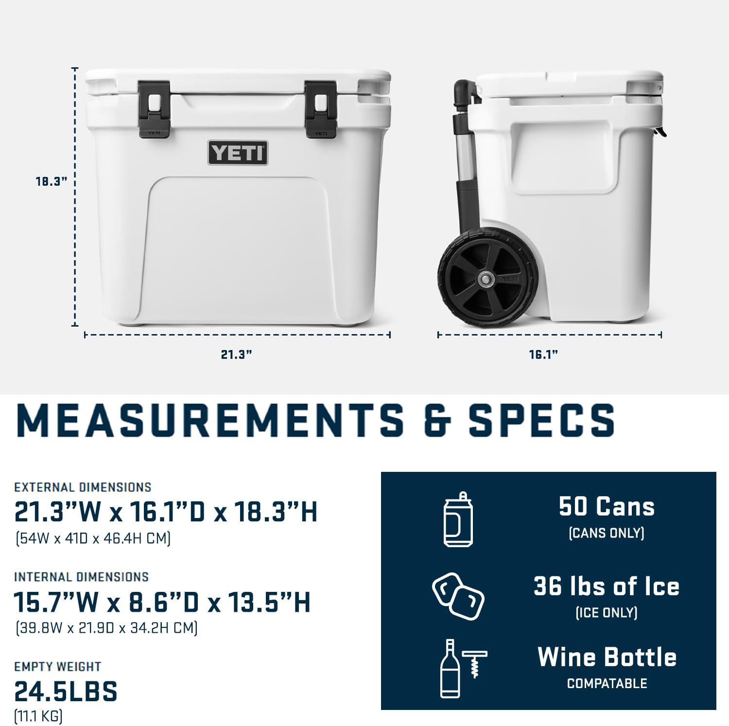 YETI Roadie 32 Wheeled Cooler, Key Lime