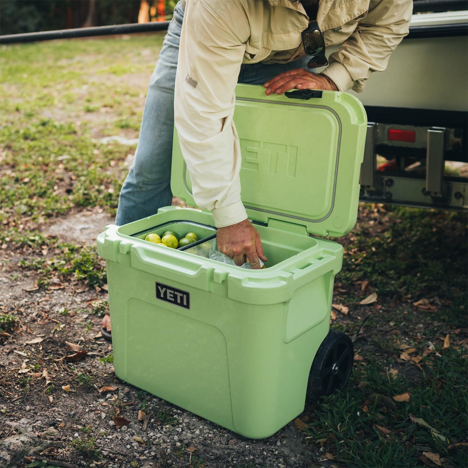 YETI Roadie 32 Wheeled Cooler, Key Lime