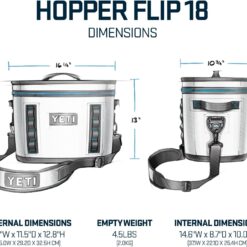 YETI Hopper Flip 18 Portable Soft Cooler, Key Lime