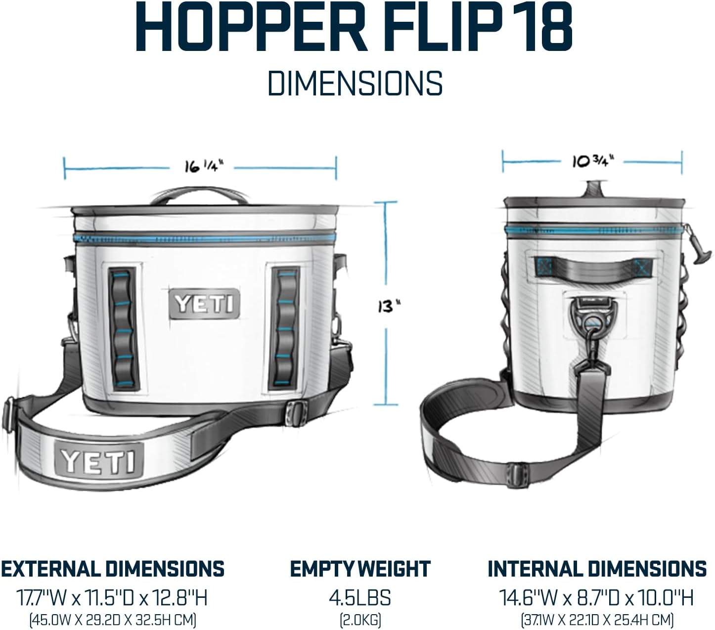 YETI Hopper Flip 18 Portable Soft Cooler, Key Lime