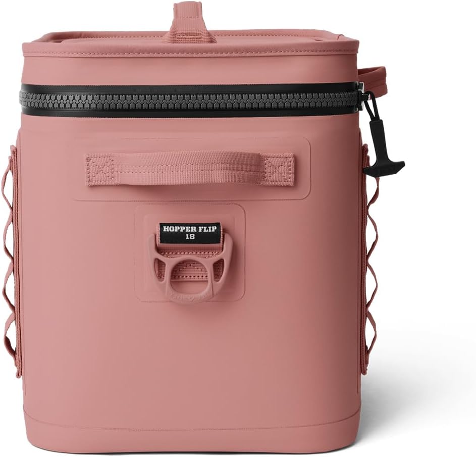 YETI Hopper Flip 18 Portable Soft Cooler, Sandstone Pink