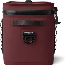 YETI Hopper Flip 18 Portable Soft Cooler, Wild Vine Red