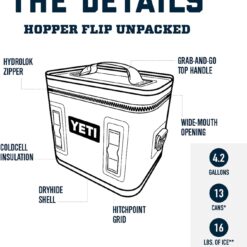 YETI Hopper Flip 12 Soft Cooler, Sandstone Pink