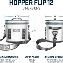 YETI Hopper Flip 12 Soft Cooler, Sandstone Pink