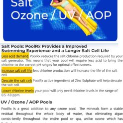 PoolRX+ Pool Unit 7.5k-20k gallons (4-Pack), Blue, (331003)