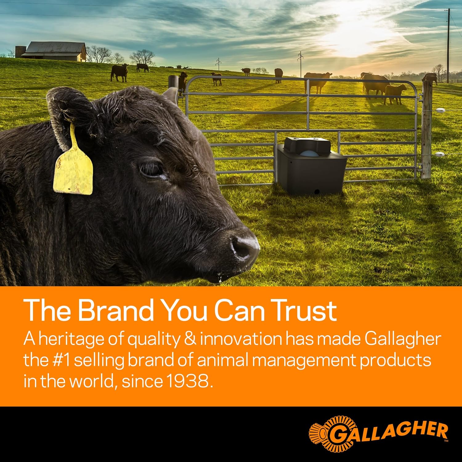 Gallagher Smart Fence 2 | Portable Fence for Containing Animals, Temporary Field Fencing, Quick and Easy Install, Safe and Versatile