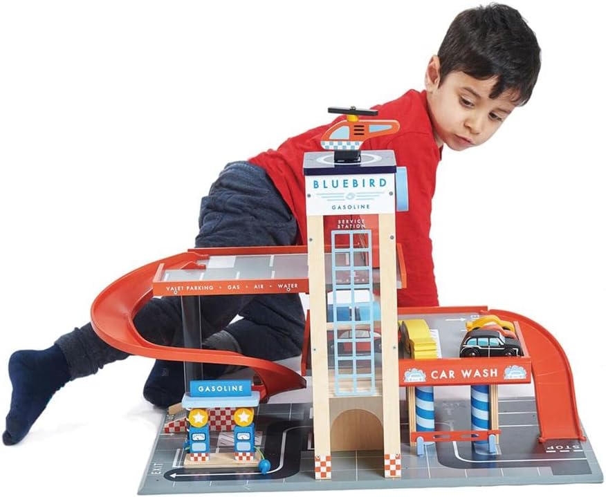 Tender Leaf Toys - Blue Bird Service Station
