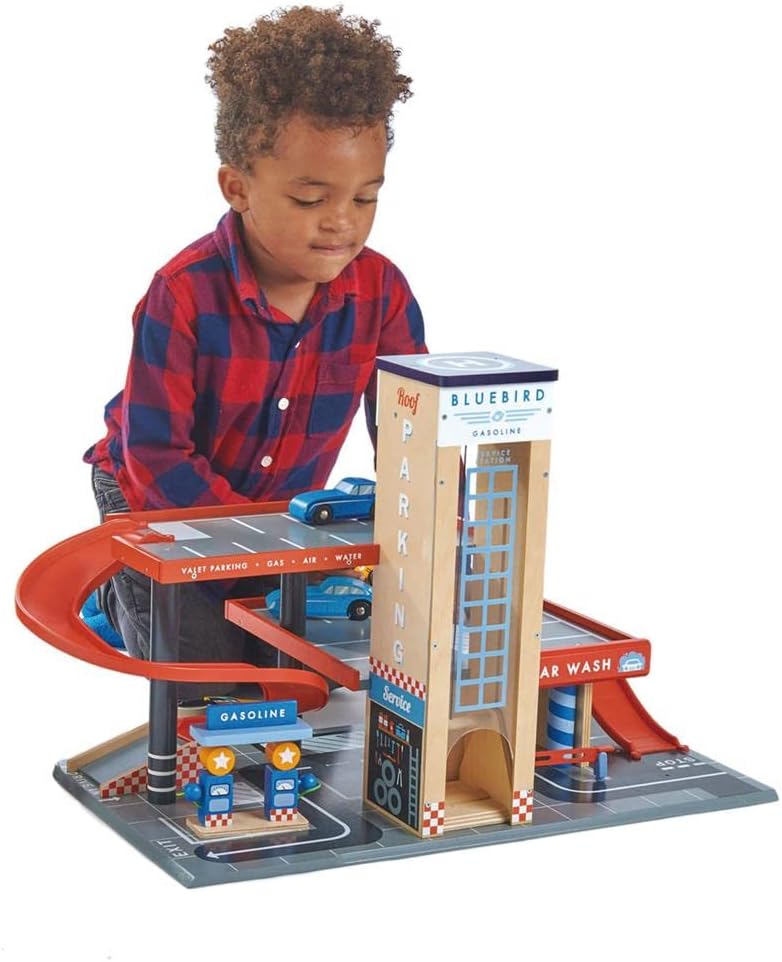 Tender Leaf Toys - Blue Bird Service Station