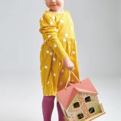 Tender Leaf Toys - Rosewood Cottage - Portable Furnished Wooden 2-Story Dollhouse Set