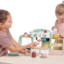 Tender Leaf Toys - Bird's Nest Café - 40 Pcs One-Stop Pretend Play Coffee Shop