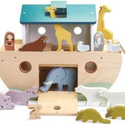 Tender Leaf Toys Noah’s Wooden Ark – Animal Shape Sorter
