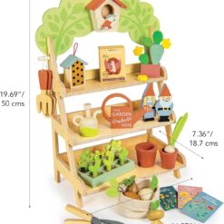 Tender Leaf Toys - Garden Centre - Wood Pretend Play Gardening Set