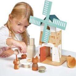 Tender Leaf Toys - Penny Windmill - Adorable Wooden Rotating Windmill