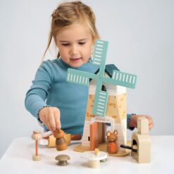 Tender Leaf Toys - Penny Windmill - Adorable Wooden Rotating Windmill