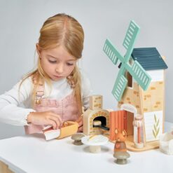 Tender Leaf Toys - Penny Windmill - Adorable Wooden Rotating Windmill