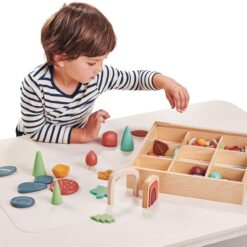 Tender Leaf Toys My Forest Floor - Wooden Open-Ended Tinker Tray Creative Play Box