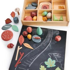Tender Leaf Toys My Forest Floor - Wooden Open-Ended Tinker Tray Creative Play Box
