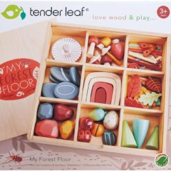 Tender Leaf Toys My Forest Floor - Wooden Open-Ended Tinker Tray Creative Play Box