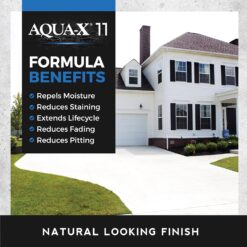 5 Gal. AQUA-X 11 Clear Penetrating Stone and Concrete Sealer, Natural Finish, Professional Grade, Fast Dry and Long Lasting Protection