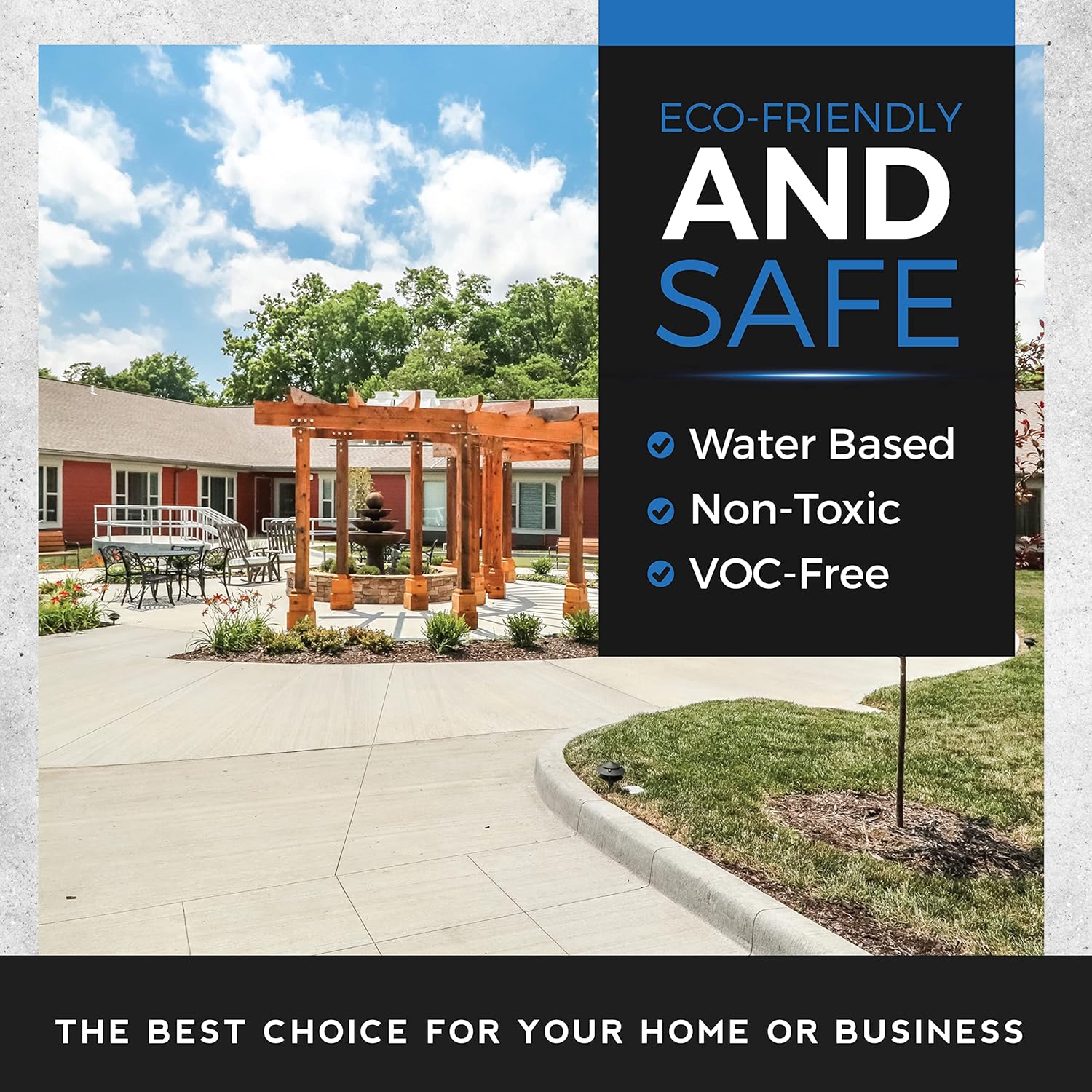 5 Gal. AQUA-X 11 Clear Penetrating Stone and Concrete Sealer, Natural Finish, Professional Grade, Fast Dry and Long Lasting Protection