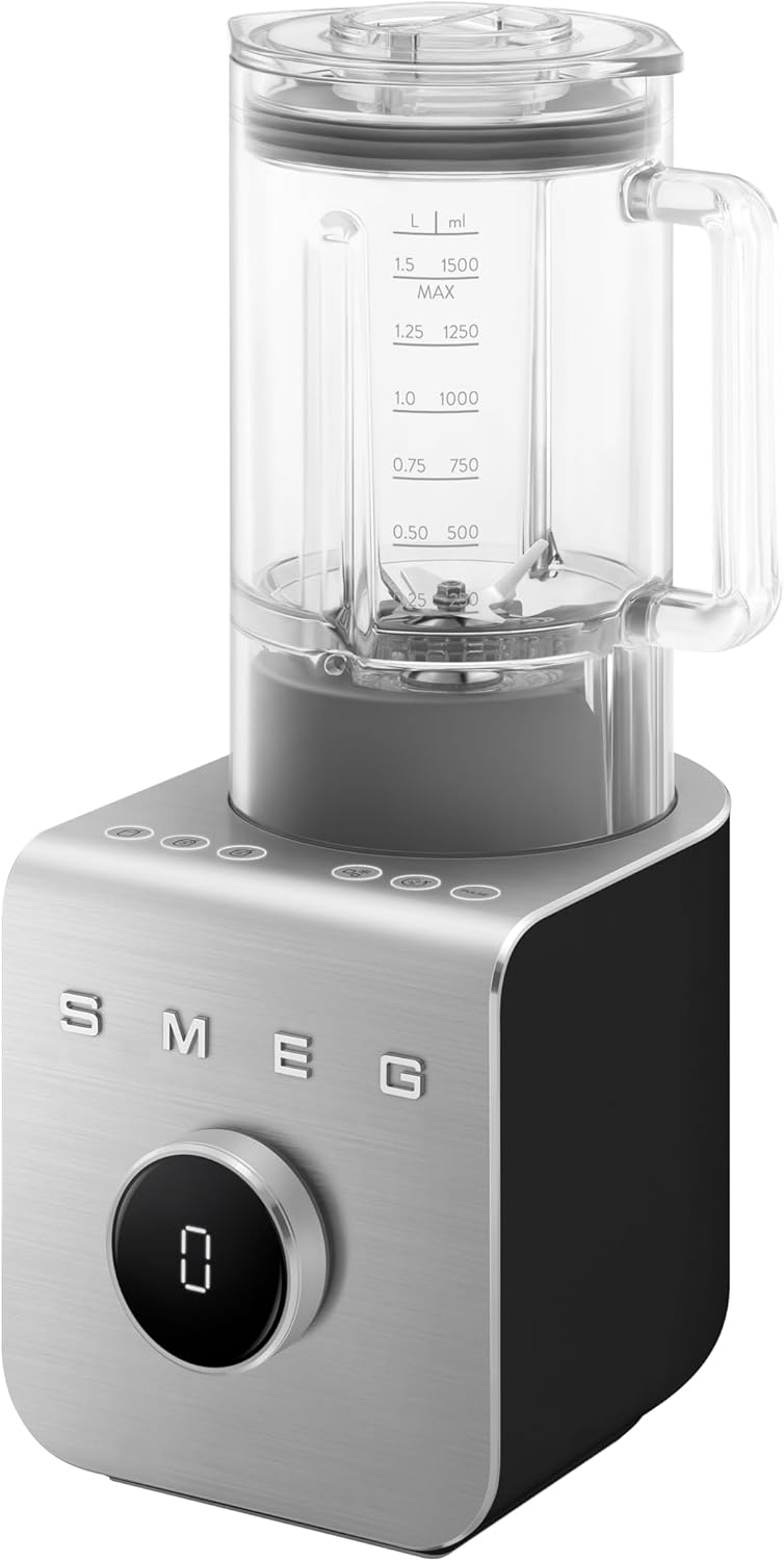 SMEG BLC01 Professional High-Performance Blender – 1.5L Tritan Jug, Powerful 1250W Motor for Smoothies, Soups & More