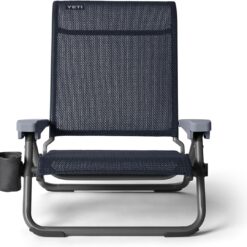 YETI Hondo Reclining Beach Chair, Breathable, UV-Resistant, and Supports up to 350 lbs, Navy