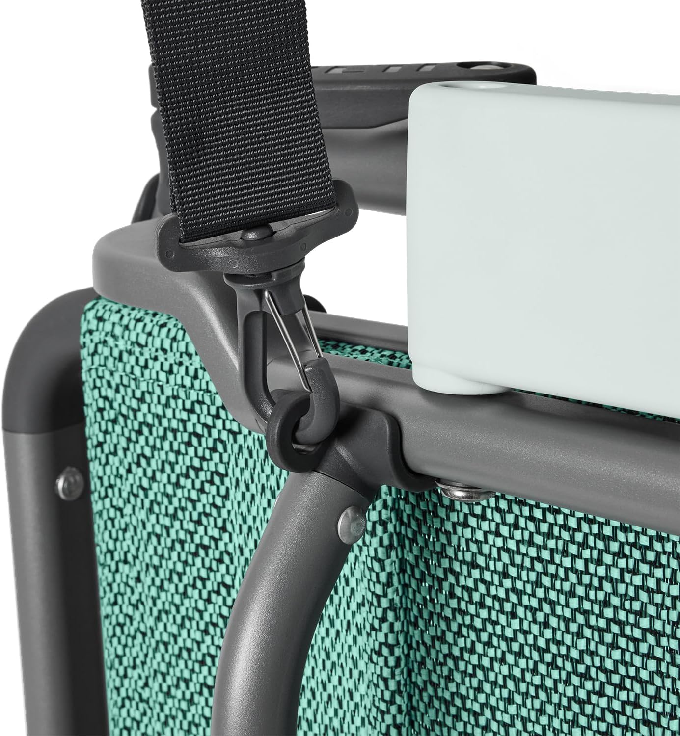 YETI Hondo Reclining Beach Chair, Breathable, UV-Resistant, and Supports up to 350 lbs, Seafoam
