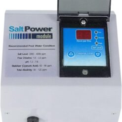 Solaxx Saltron Retro - Salt Chlorine Generator for Above Ground Pools - Up to 20,000 Gallons Max - Self Cleaning, Built in Timer - CLG10A Salt Water Chlorinator System