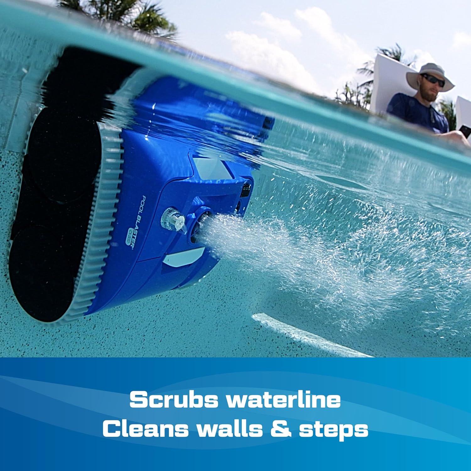 POOL BLASTER CX-300 Cordless Robotic Pool Cleaner
