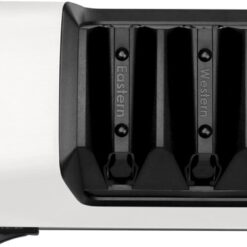 Chef’sChoice Professional Electric Knife Sharpeners for 15- and 20-Degree Straight-Edge and Serrated Knives with Diamond Abrasives & Precision Angle Control, 3-Stage, White