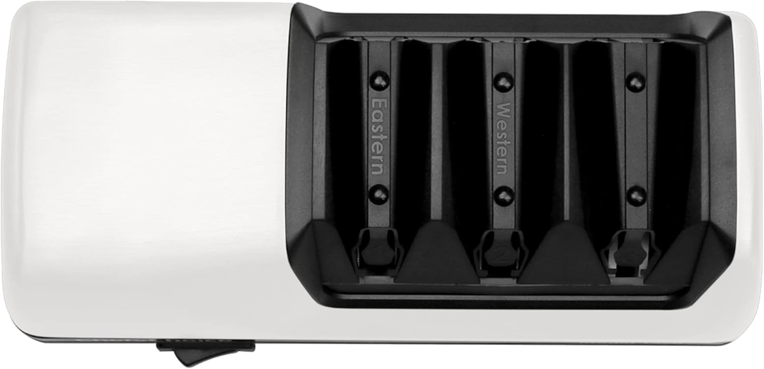 Chef’sChoice Professional Electric Knife Sharpeners for 15- and 20-Degree Straight-Edge and Serrated Knives with Diamond Abrasives & Precision Angle Control, 3-Stage, White