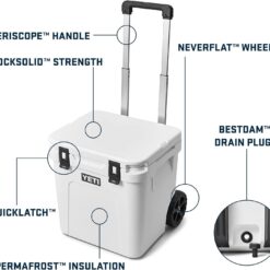 YETI Roadie 48 Wheeled Cooler with Retractable Periscope Handle