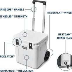 YETI Roadie 48 Wheeled Cooler with Retractable Periscope Handle