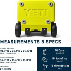 YETI Roadie 48 Wheeled Cooler with Retractable Periscope Handle