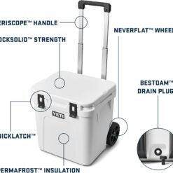 YETI Roadie 48 Wheeled Cooler with Retractable Periscope Handle