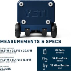 YETI Roadie 48 Wheeled Cooler with Retractable Periscope Handle