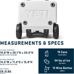 YETI Roadie 48 Wheeled Cooler with Retractable Periscope Handle