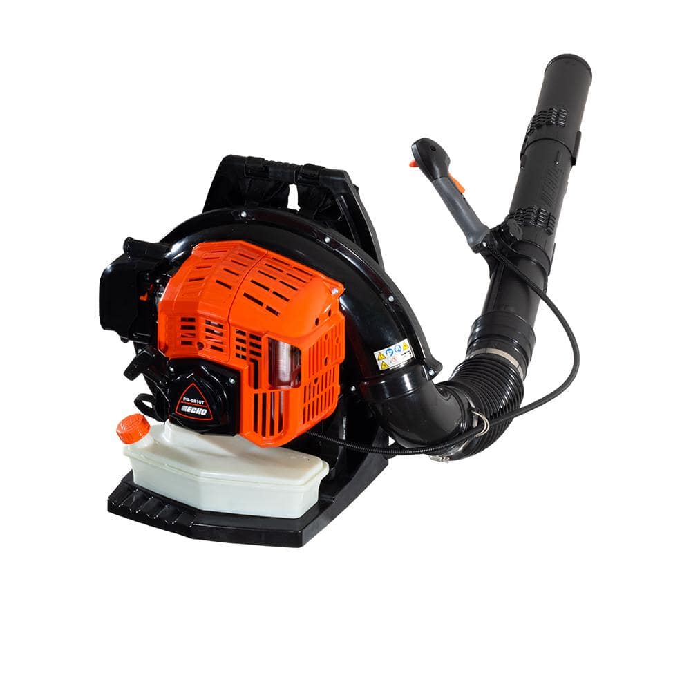 ECHO 200 MPH 700 CFM 59.7 cc Gas Low Exhaust Emission Engine Backpack Leaf Blower with Tube-Mounted Throttle PB-5810T