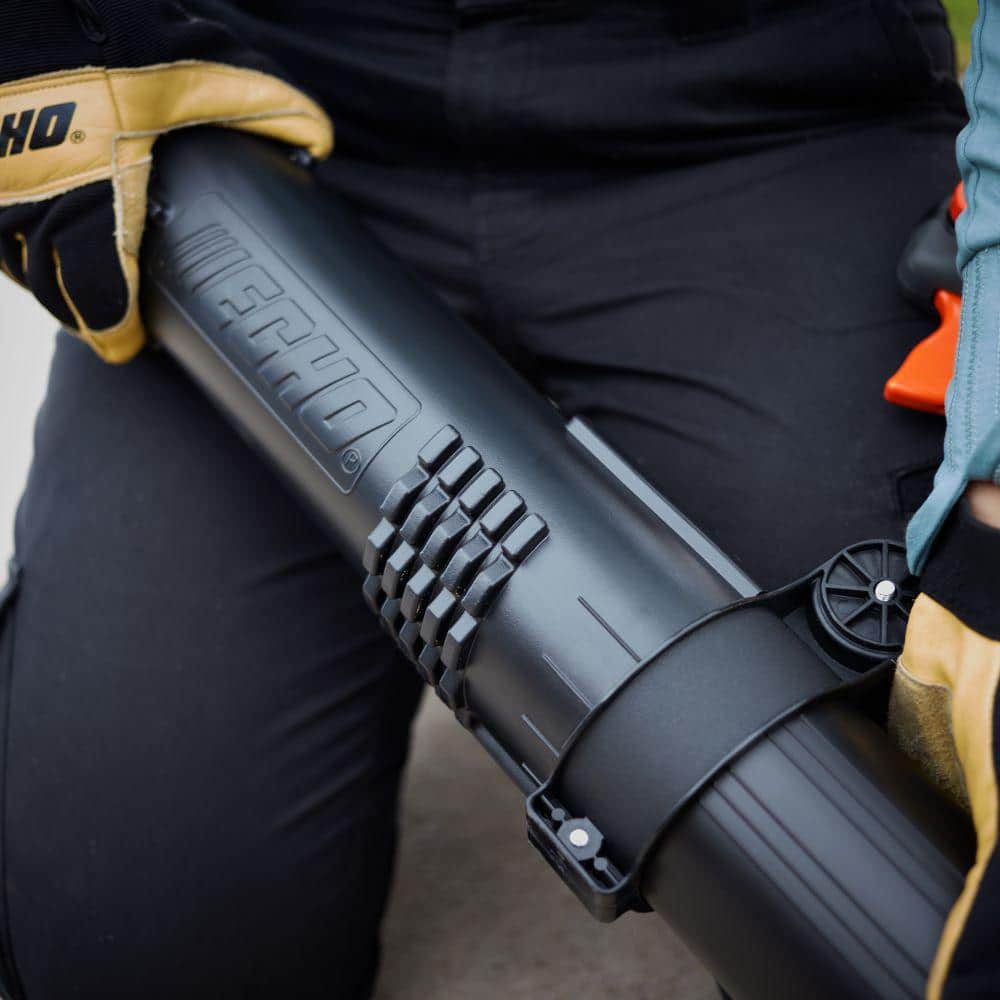 ECHO 200 MPH 700 CFM 59.7 cc Gas Low Exhaust Emission Engine Backpack Leaf Blower with Tube-Mounted Throttle PB-5810T