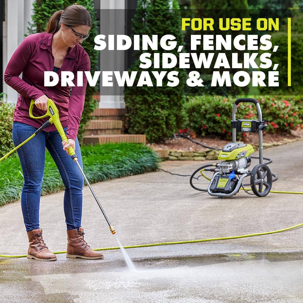 RYOBI 2500 PSI 1.2 GPM High Performance Cold Water Electric Pressure Washer RY142500