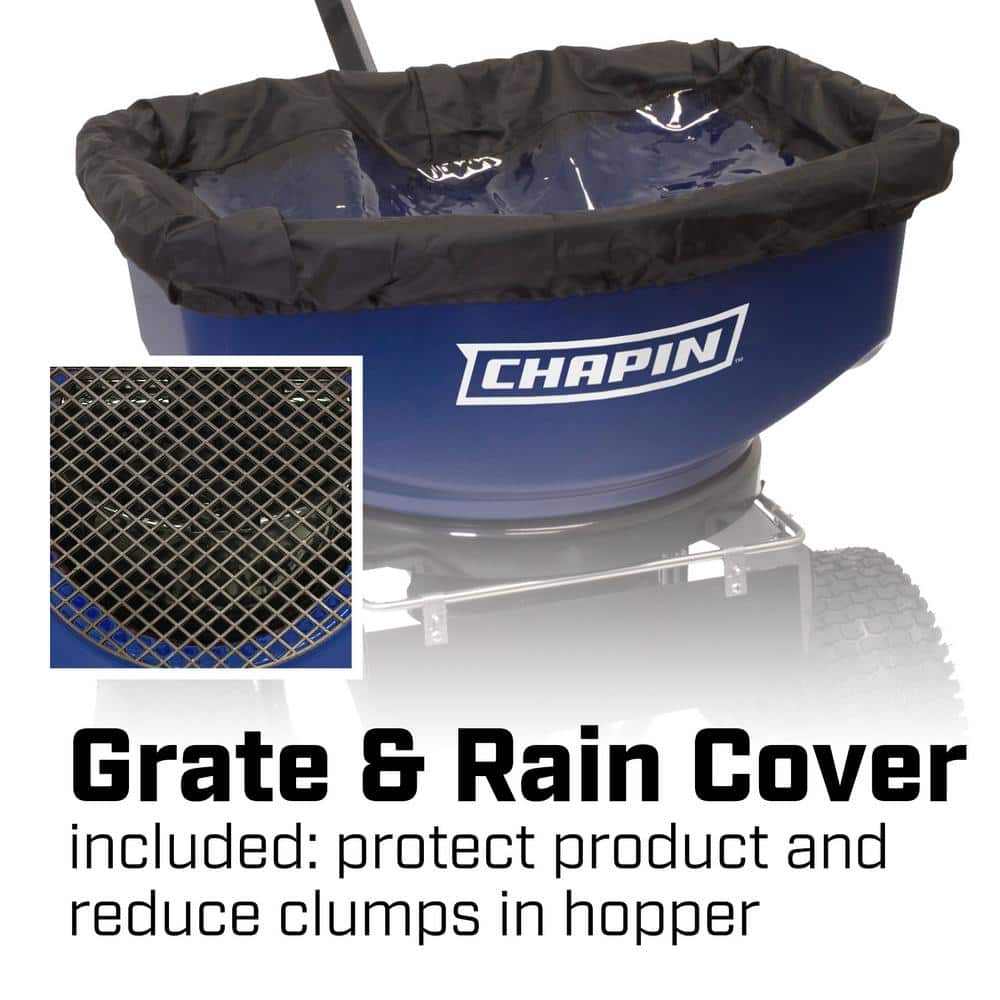 Chapin 82088B 80-Pound Professional Sure Spread Ice Melt and Salt Spreader with Baffles 82088B