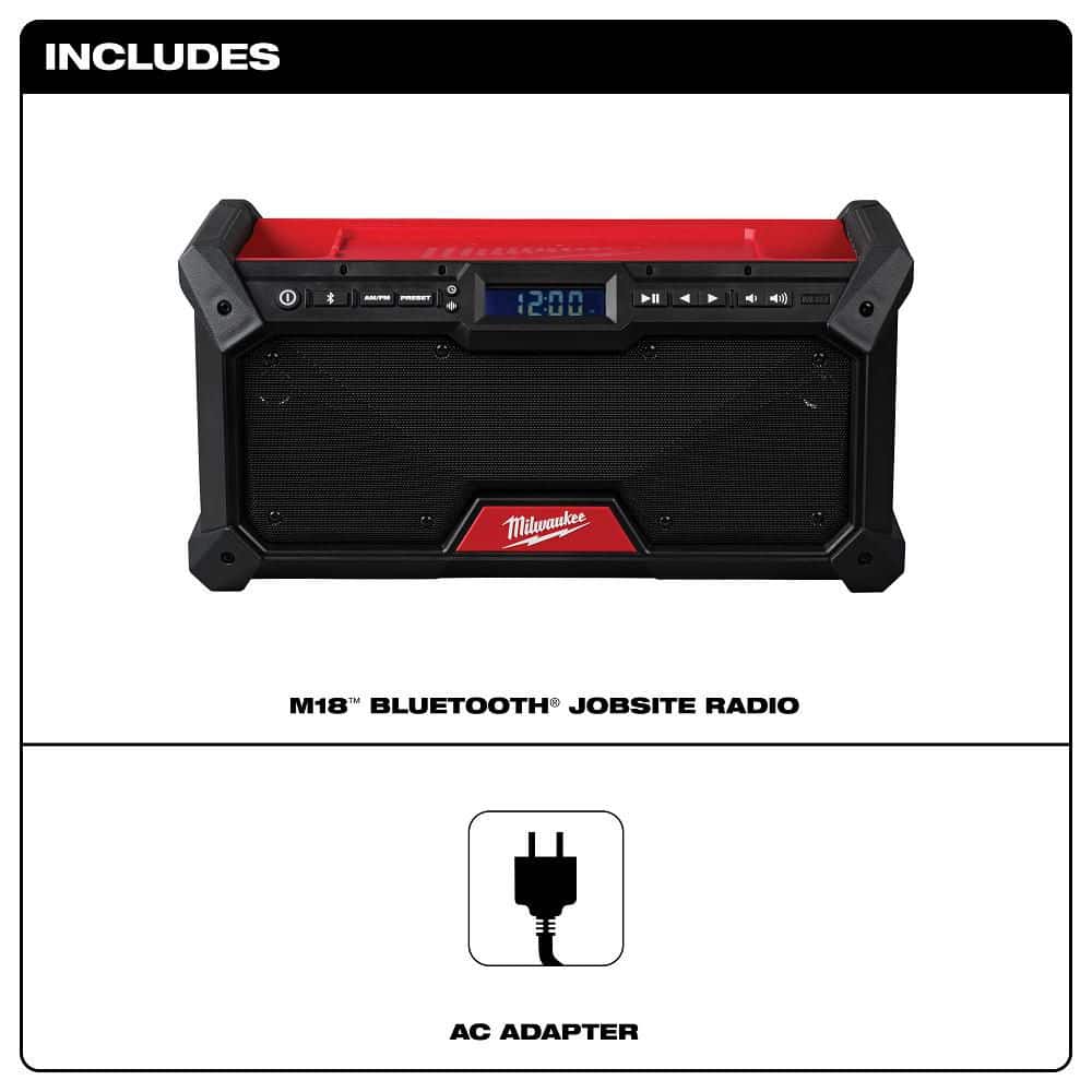 Milwaukee M18 18V Lithium-Ion Cordless Jobsite Radio 2952-20