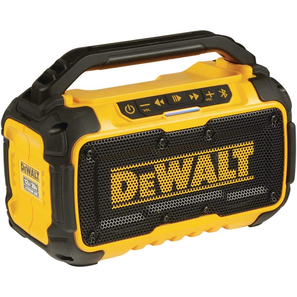DEWALT 20V MAX Lithium-Ion Cordless Bluetooth Speaker with POWERSTACK 1.7 Ah Battery Pack and Charger DCR010WDCBP034C