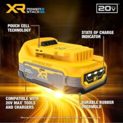 DEWALT 20V MAX Lithium-Ion Cordless Bluetooth Speaker with POWERSTACK 1.7 Ah Battery Pack and Charger DCR010WDCBP034C