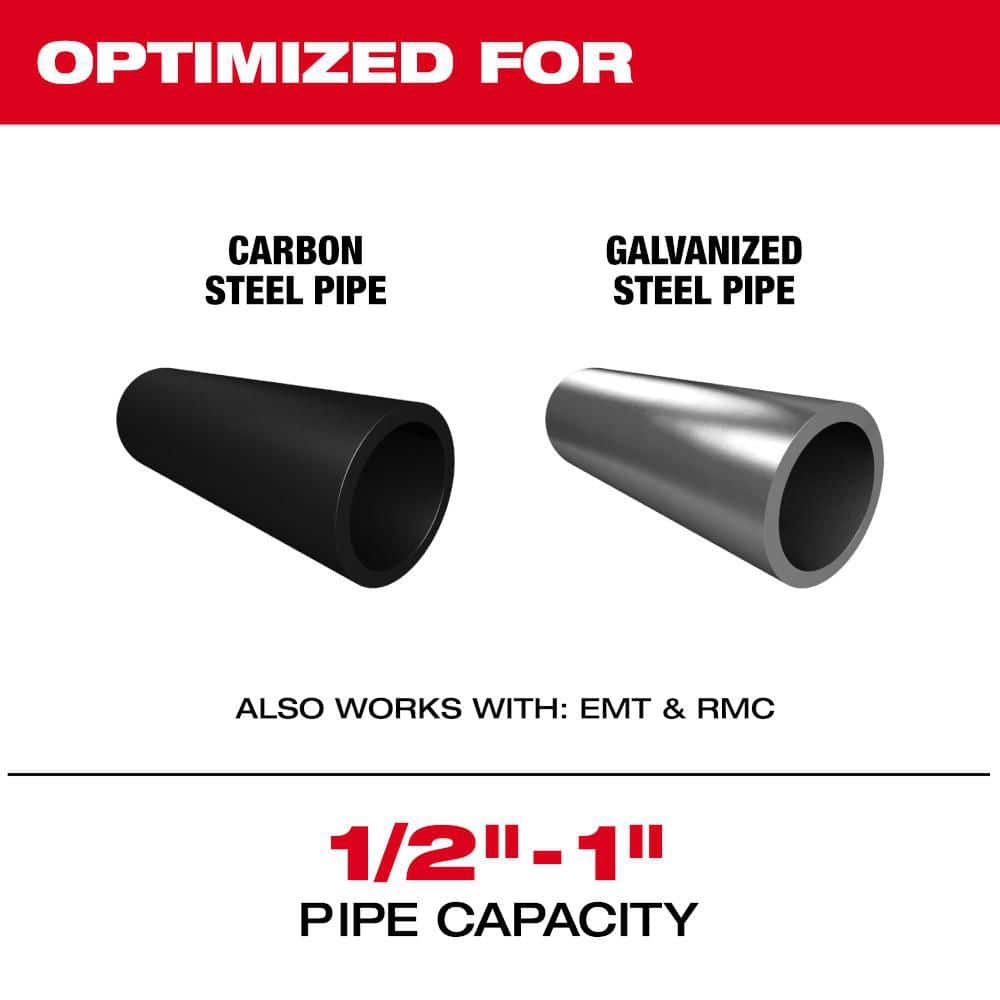 Milwaukee M18 FUEL 18V Lithium-Ion Brushless Cordless 1/2 in.-1 in. Steel Pipe Cutter 3469-20