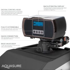 Aquasure Harmony Lite All-in-One 34,000 Grains Whole House Water Softener with Pleated Sediment Pre-Filter System (Pre-Filter + Fine Mesh Resin)