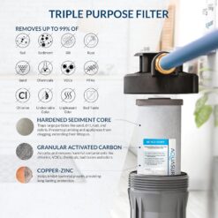 Aquasure Harmony Series 40,000 Grains Whole House Water Softener with High Performance Automatic Digital Metered Control Head