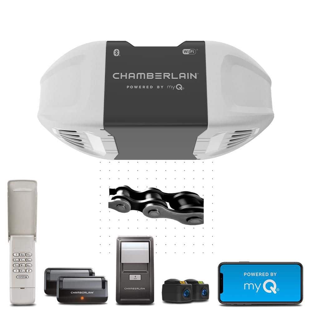 Chamberlain 1/2 HP Smart Chain Drive Garage Door Opener C2405